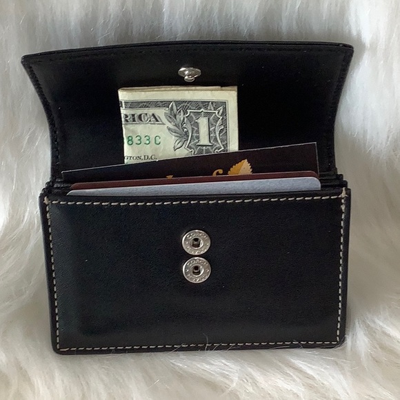 RARE 🦋 Coach Leather Small Card Wallet - Picture 2 of 12